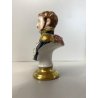 LOTTO 3 FIGURA PORCELLANA Rudolf Kammer Napoleonic BUST Lannes Poniatowski Murat