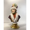 LOTTO 3 FIGURA PORCELLANA Rudolf Kammer Napoleonic BUST Lannes Poniatowski Murat