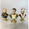 LOTTO 3 FIGURA PORCELLANA Rudolf Kammer Napoleonic BUST Lannes Napoleon Murat