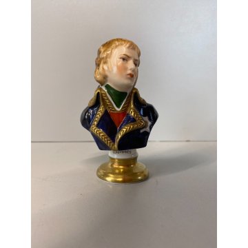 LOTTO 3 FIGURA PORCELLANA Rudolf Kammer Napoleonic BUST Lannes Napoleon Murat