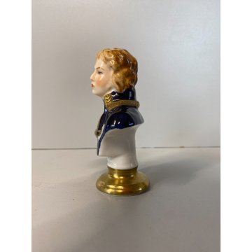 LOTTO 3 FIGURA PORCELLANA Rudolf Kammer Napoleonic BUST Lannes Napoleon Murat