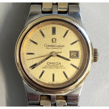 OMEGA Constellation Automatic Chronometer OROLOGIO POLSO Acciaio Oro WRIST WATCH
