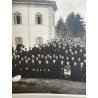 ANTICA FOTOGRAFIA COLLEGIO De FILIPPI Arona LAGO MAGGIORE STATUA San Carlo 1900