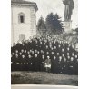 ANTICA FOTOGRAFIA COLLEGIO De FILIPPI Arona LAGO MAGGIORE STATUA San Carlo 1900