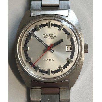 ANTICO OROLOGIO POLSO Garel AUTOMATIC cal. 2783 anni 70 Vintage Wrist Watch DATA