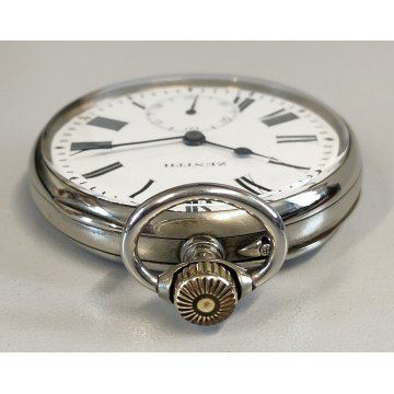 ANTICO OROLOGIO TASCA Zenith FS epoca 900 TASCHINO Old Railways Pocket Watch