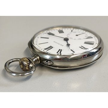 ANTICO OROLOGIO TASCA Zenith FS epoca 900 TASCHINO Old Railways Pocket Watch