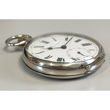ANTICO OROLOGIO TASCA Zenith FS epoca 900 TASCHINO Old Railways Pocket Watch