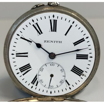 ANTICO OROLOGIO TASCA Zenith FS epoca 900 TASCHINO Old Railways Pocket Watch