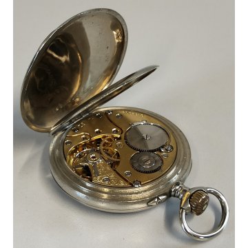 ANTICO OROLOGIO TASCA Zenith FS epoca 900 TASCHINO Old Railways Pocket Watch
