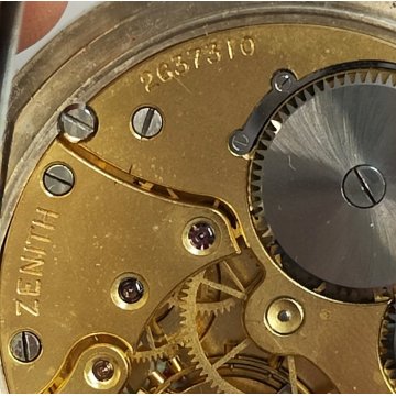 ANTICO OROLOGIO TASCA Zenith FS epoca 900 TASCHINO Old Railways Pocket Watch