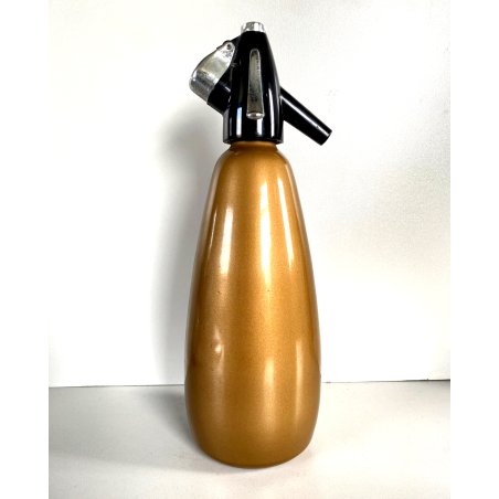 SELTZ SIFONE SODA  BRONZE SIFON Sparklets BOC MADE IN ENGLAND Serial number SHUV