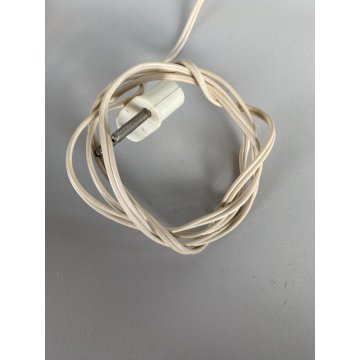 LAMPADA TAVOLO ABATJOUR CONICA AZZURRO OTTONE MID CENTURY MODERN Stilnovo STYLE