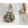 GRANDE SCULTURA CERAMICA G. Girardi BALLERINA GITANA FLAMENCO N° 520 42 cm/h '50