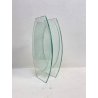 GRANDE VASO CRISTALLO MOLATO CENTROTAVOLA CUT Crystal VASE MODERN DESIGN '900