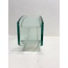 GRANDE VASO CRISTALLO MOLATO CENTROTAVOLA CUT Crystal VASE MODERN DESIGN '900