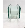 GRANDE VASO CRISTALLO MOLATO CENTROTAVOLA CUT Crystal VASE MODERN DESIGN '900