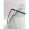 GRANDE VASO CRISTALLO MOLATO CENTROTAVOLA CUT Crystal VASE MODERN DESIGN '900