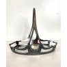 CESTINO TAVOLA WMF BRITANNIA METAL INSERTO CRISTALLO MOLATO  391 ART NOUVEAU '20