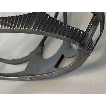CESTINO TAVOLA WMF BRITANNIA METAL INSERTO CRISTALLO MOLATO  391 ART NOUVEAU '20