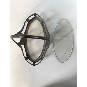 CESTINO TAVOLA WMF BRITANNIA METAL INSERTO CRISTALLO MOLATO  391 ART NOUVEAU '20
