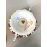 ZUPPIERA SUPPORTO COPERCHIO PORCELLANA Le Tallec PARIS hand painted FRANCE '900