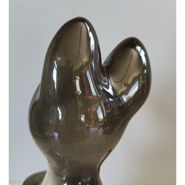 CERAMICA Zaccagnini FIGURA PROCIONE epoca 900 FIGURA ANIMALE serie WALT DISNEY