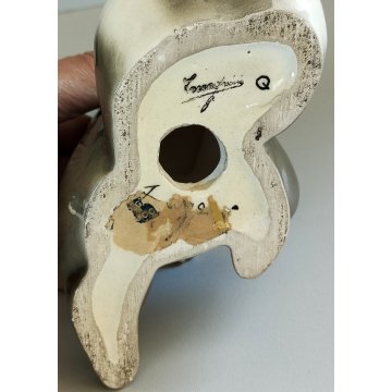 CERAMICA Zaccagnini FIGURA PROCIONE epoca 900 FIGURA ANIMALE serie WALT DISNEY