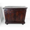 ANTICA CREDENZA VALDOSTANA LEGNO NOCE PATINA ORIGINALE SETTECENTO EPOCA 1700