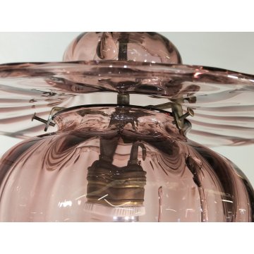 Raro ANTICO LAMPADARIO SOSPENSIONE anni 30 VETRO MURANO Vittorio Zecchin VENINI