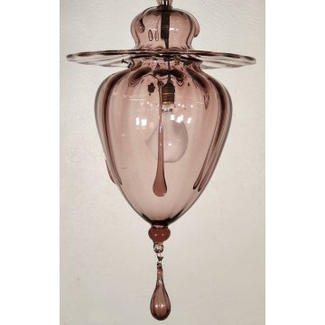 Raro ANTICO LAMPADARIO SOSPENSIONE anni 30 VETRO MURANO Vittorio Zecchin VENINI