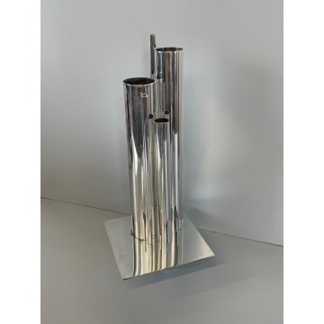 VASO Polivaso METALLO DESIGN Gio Ponti CHRISTOFLE FRANCE GALLIA Jacques Sitoleux
