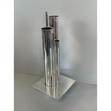 VASO Polivaso METALLO DESIGN Gio Ponti CHRISTOFLE FRANCE GALLIA Jacques Sitoleux