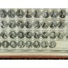 ANTICA STAMPA INCISIONE G. M. Tagliaferri QUADRO CRONOLOGICO DEI PAPI Ritratto