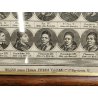 ANTICA STAMPA INCISIONE G. M. Tagliaferri QUADRO CRONOLOGICO DEI PAPI Ritratto