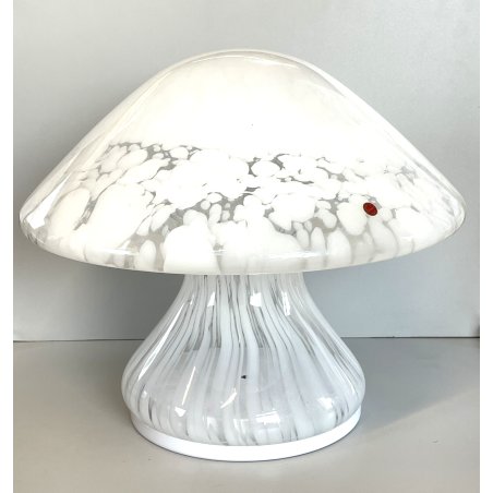 LAMPADA DA TAVOLO FUNGO VETRO MURANO Carlo Nason per Mazzega MUSHROOM ANNI 60