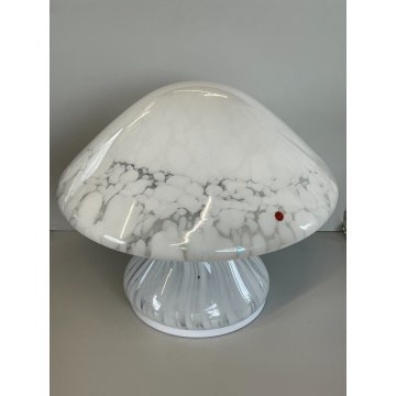 LAMPADA DA TAVOLO FUNGO VETRO MURANO Carlo Nason per Mazzega MUSHROOM ANNI 60