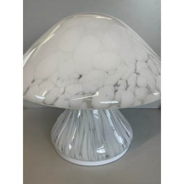 LAMPADA DA TAVOLO FUNGO VETRO MURANO Carlo Nason per Mazzega MUSHROOM ANNI 60