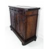 ANTICA CREDENZA VALDOSTANA LEGNO NOCE PATINA ORIGINALE SETTECENTO EPOCA 1700