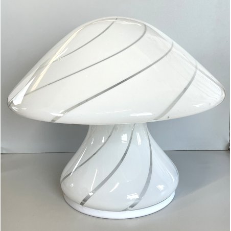 LAMPADA DA TAVOLO VINTAGE VETRO MURANO Carlo Nason per Mazzega MUSHROOM ANNI 60