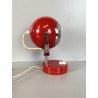 LAMPADA TAVALO ABATJOUR VINTAGE METALLO ROSSO ORIENTABILE DESIGN Reggiani '70s