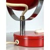 LAMPADA TAVALO ABATJOUR VINTAGE METALLO ROSSO ORIENTABILE DESIGN Reggiani '70s