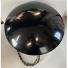 LAMPADA VINTAGE NERA METALLO CROMATO BAUHAUS ANNI 30 MINIMALISTA DESIGN LAMP