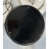 LAMPADA VINTAGE NERA METALLO CROMATO BAUHAUS ANNI 30 MINIMALISTA DESIGN LAMP
