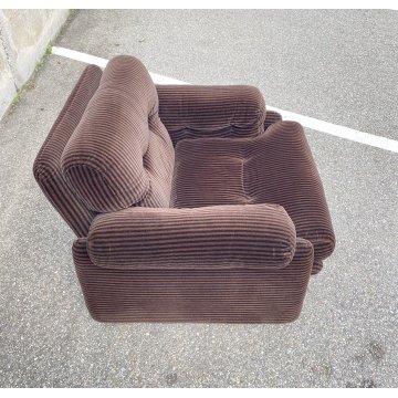 POLTRONA DESIGN Afra & Tobia Scarpa "Coronado" B&B SOFA DIVANO ARMCHAIR ANNI 70