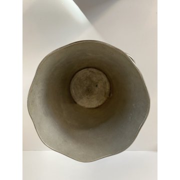 SECCHIELLO GHIACCIO Peltro GLACETTE  ICE BUCKET  ARGENTERIA Scotti Milano '40/50