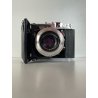 VINTAGE VOIGTLÄNDER PERKEO I FOLDING CAMERA Vaskar 1:45/80 LENS con CUSTODIA '50