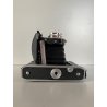 VINTAGE VOIGTLÄNDER PERKEO I FOLDING CAMERA Vaskar 1:45/80 LENS con CUSTODIA '50