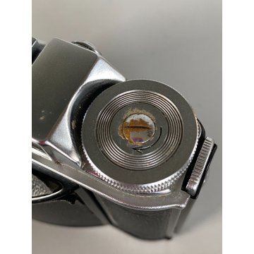VINTAGE VOIGTLÄNDER PERKEO I FOLDING CAMERA Vaskar 1:45/80 LENS con CUSTODIA '50
