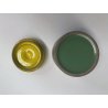 VINTAGE SET 6 pers. TE TISANA CERAMICA ERNESTINE SALERNO SMALTO VERDE GIALLO '60